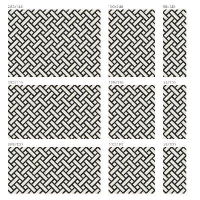 Frosted glass film stained glass effect Interlacing rectangles