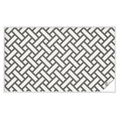 Frosted glass film stained glass effect Interlacing rectangles