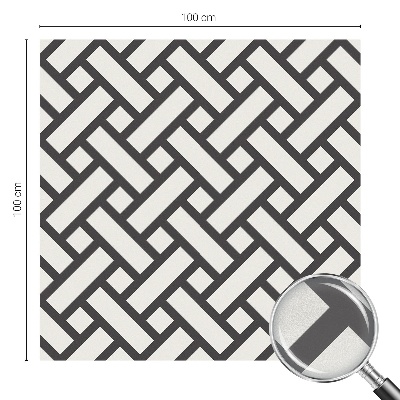 Frosted glass film stained glass effect Interlacing rectangles