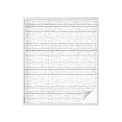 Patterned window film Brick texture