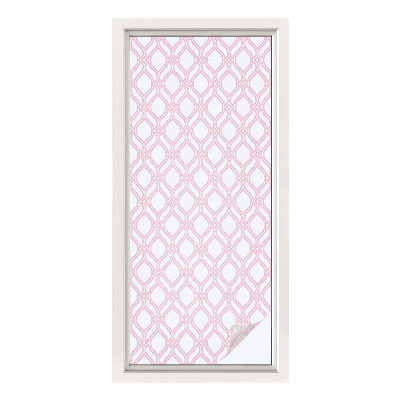 Colored window film stained glass Pink lines
