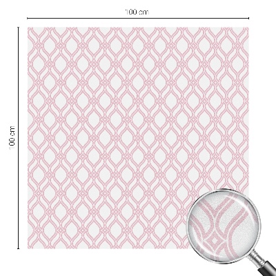 Colored window film stained glass Pink lines