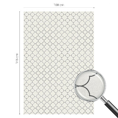 Opaque window film stained glass style Simple elegance