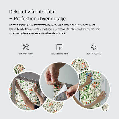 Patterned window film Wooden texture