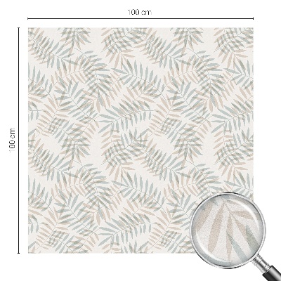 Frosted glass film stained glass effect Leafy elegance