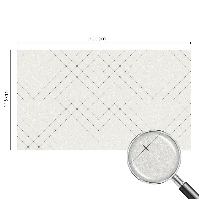Privacy window film Geometric grid