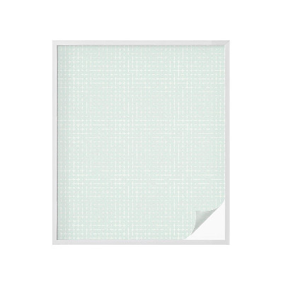 Opaque window film stained glass style Geometric symmetry