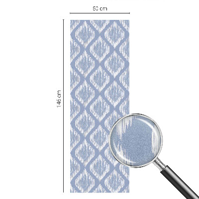 Patterned window film Ethnic diamonds