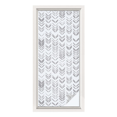Frosted glass film stained glass effect Arrow pattern