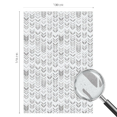 Frosted glass film stained glass effect Arrow pattern