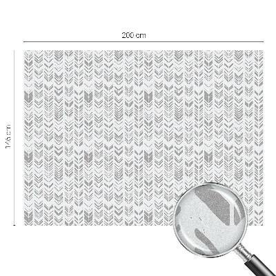 Frosted glass film stained glass effect Arrow pattern