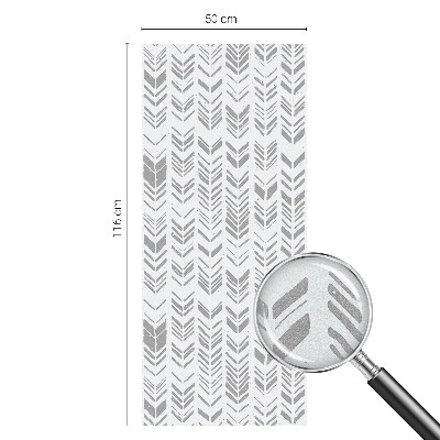 Frosted glass film stained glass effect Arrow pattern