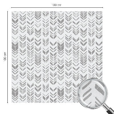 Frosted glass film stained glass effect Arrow pattern