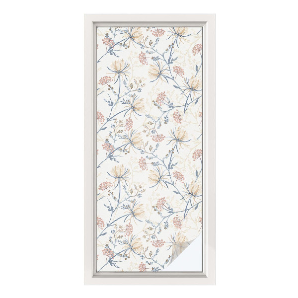 Privacy window film Flowers of harmony
