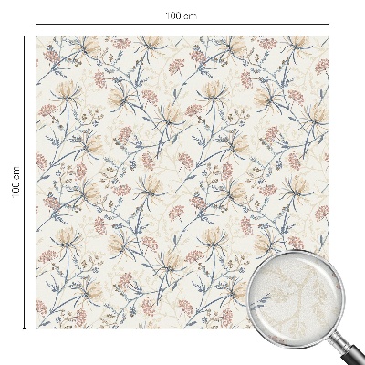 Privacy window film Flowers of harmony