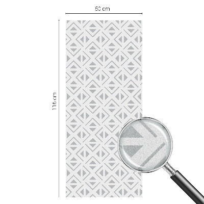 Patterned window film Geometric pattern