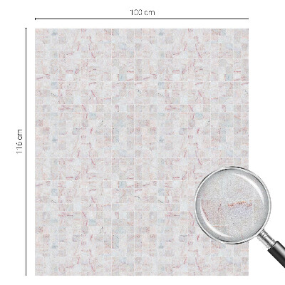 Colored window film stained glass Stone mosaic