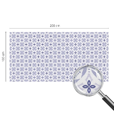 Privacy window film Purple patterns