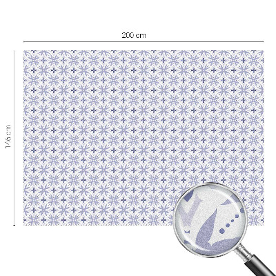 Privacy window film Purple patterns