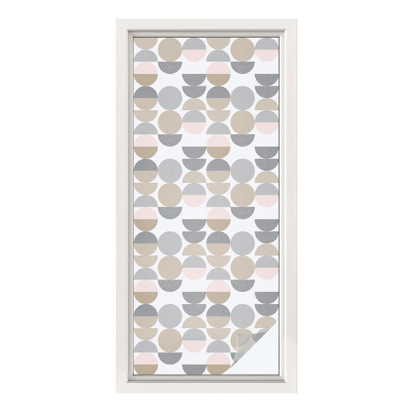 Privacy window film Geometric patterns