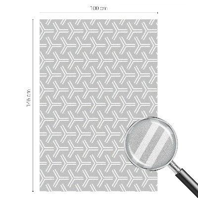 Privacy window film Minimalist lines