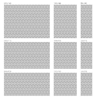 Privacy window film Minimalist lines