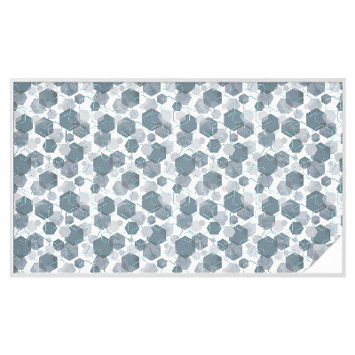 Colored window film stained glass Geometric hexagons