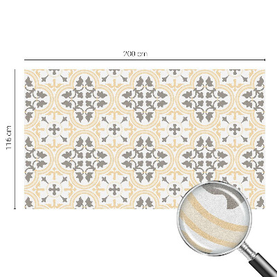 Opaque window film stained glass style Plant patterns