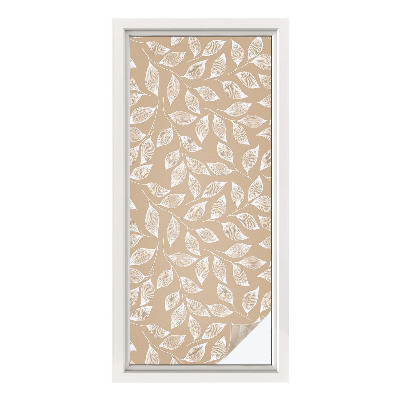 Patterned window film Leaves nature