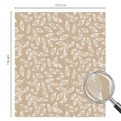 Patterned window film Leaves nature