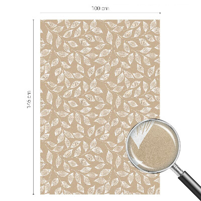 Patterned window film Leaves nature