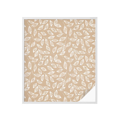 Patterned window film Leaves nature