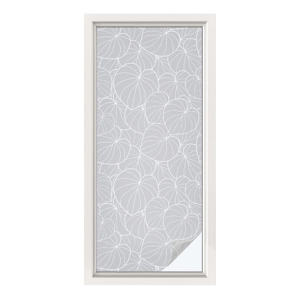 Patterned window film Leafy elegance