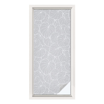 Patterned window film Leafy elegance