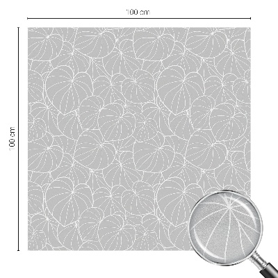 Patterned window film Leafy elegance