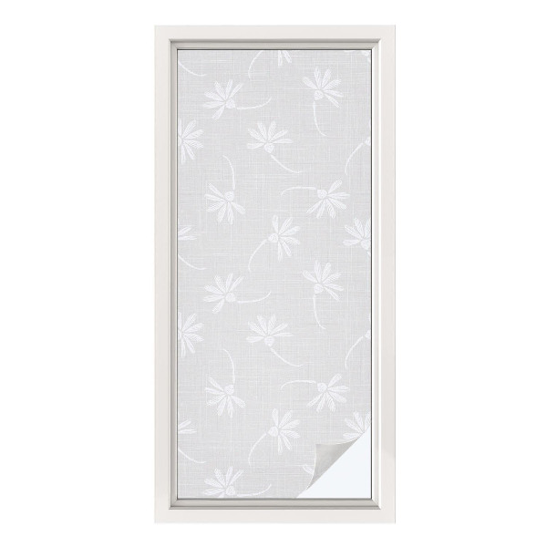 Privacy window film Floral patterns