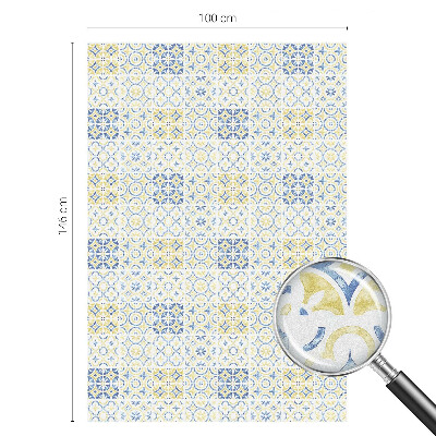 Opaque window film stained glass style Classic tiles