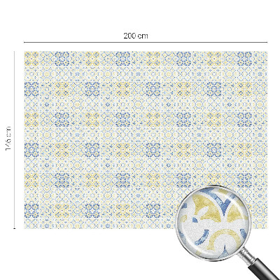 Opaque window film stained glass style Classic tiles