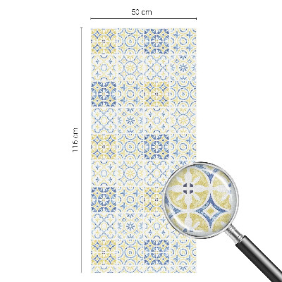 Opaque window film stained glass style Classic tiles