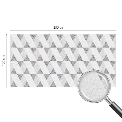 Privacy window film Gray triangles