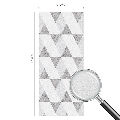 Privacy window film Gray triangles