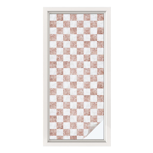 Colored window film stained glass Classic chessboard