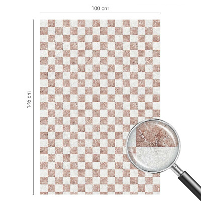 Colored window film stained glass Classic chessboard