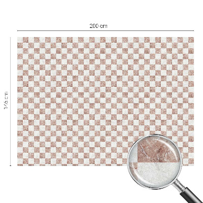 Colored window film stained glass Classic chessboard