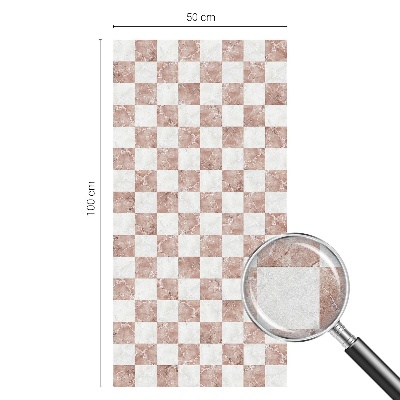 Colored window film stained glass Classic chessboard