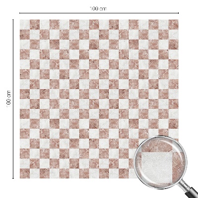 Colored window film stained glass Classic chessboard
