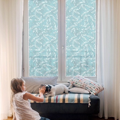 Patterned window film Leafy elegance