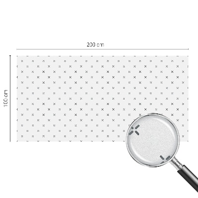 Frosted glass film stained glass effect Geometric crosses