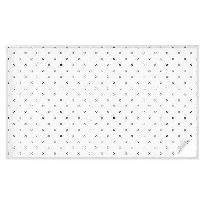 Frosted glass film stained glass effect Geometric crosses