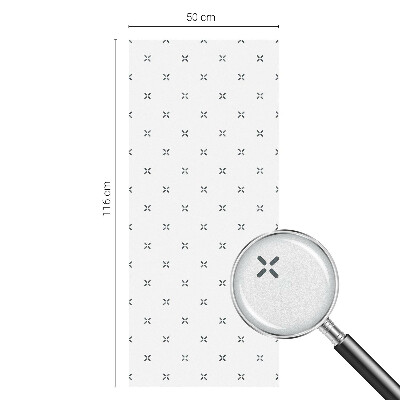 Frosted glass film stained glass effect Geometric crosses